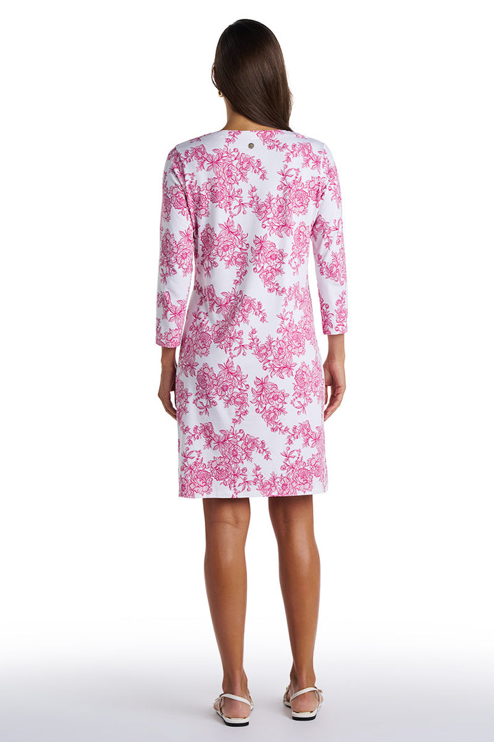 Women's Oceanside Tunic Dress with 3/4 Sleeve