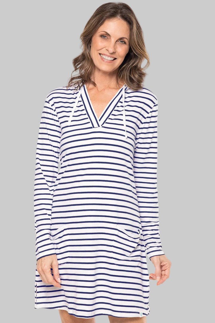 Women's Catalina Cover-Up Dress with Pockets | Arctic Blue UPF 50+ Women's Catalina Cover-Up Dress with Pockets | Arctic Blue UPF 50+