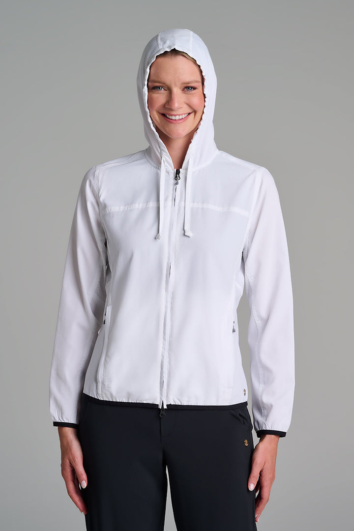 Women's Packable Jacket | White