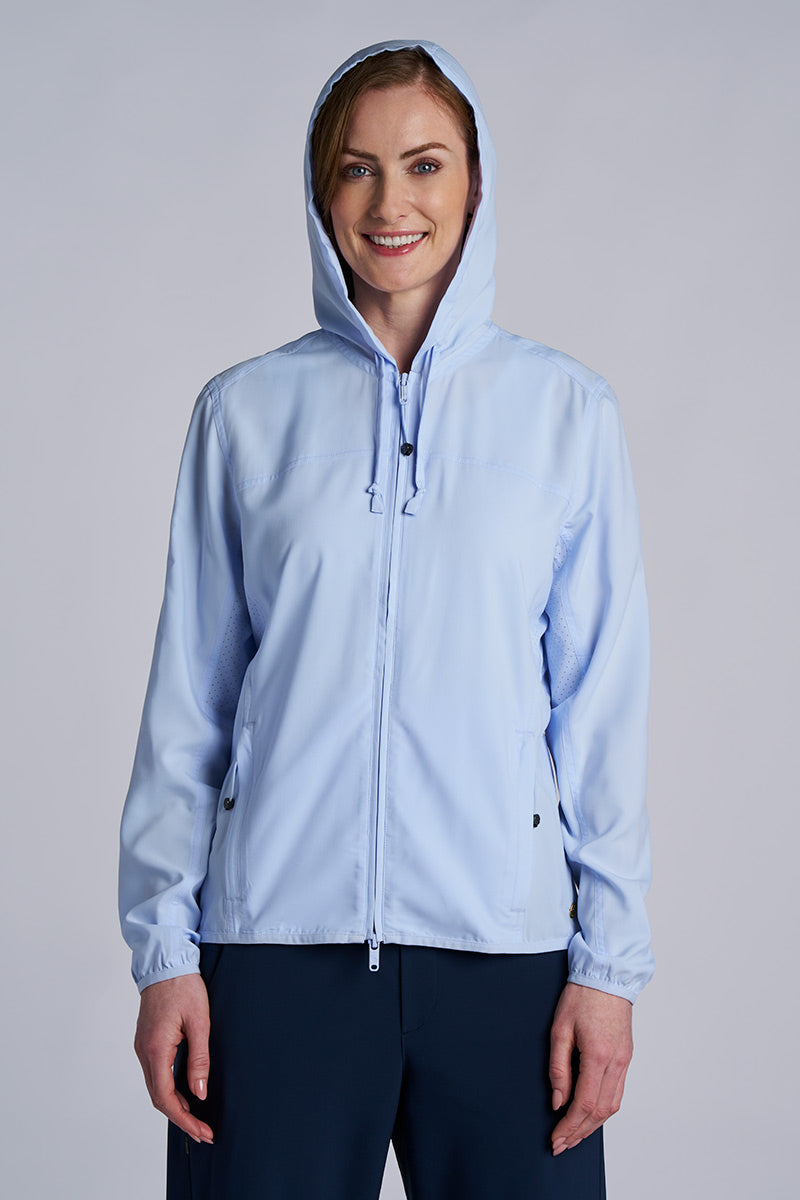 新品未使用 BLESSU ACTIVE ZIP UP PARKA ライトブルー Bless U ACTIVE ZIP UP PARKA ライトブルー ブレスユー 【公式通販】