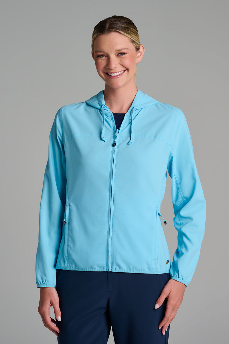 Women's Packable Jacket | Arctic Blue UPF 50+