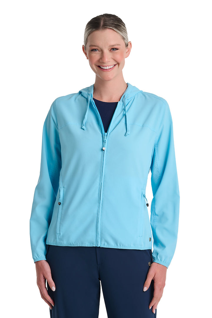 Women's Packable Jacket | Arctic Blue