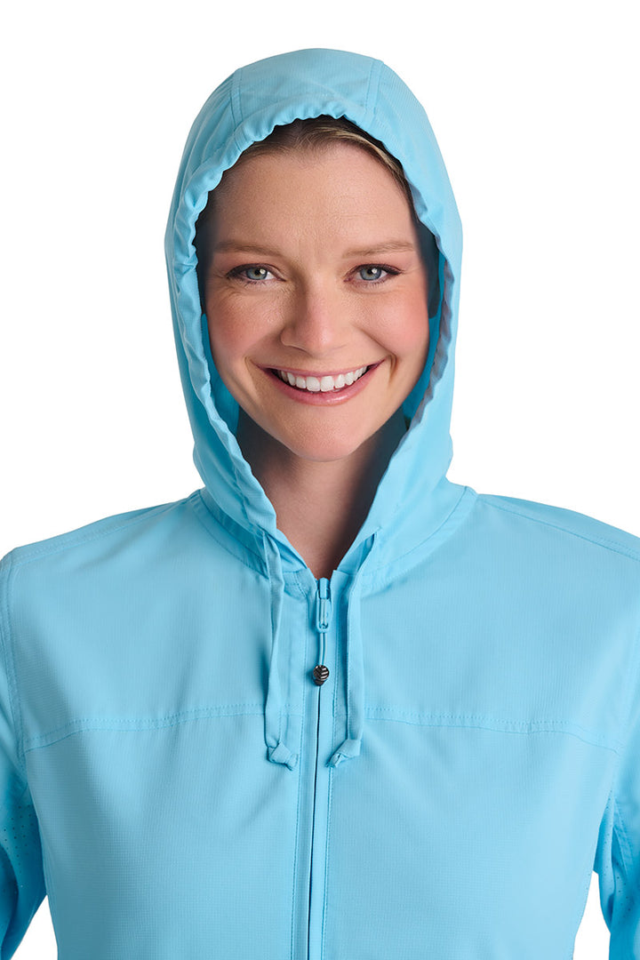 Women's Packable Jacket | Arctic Blue