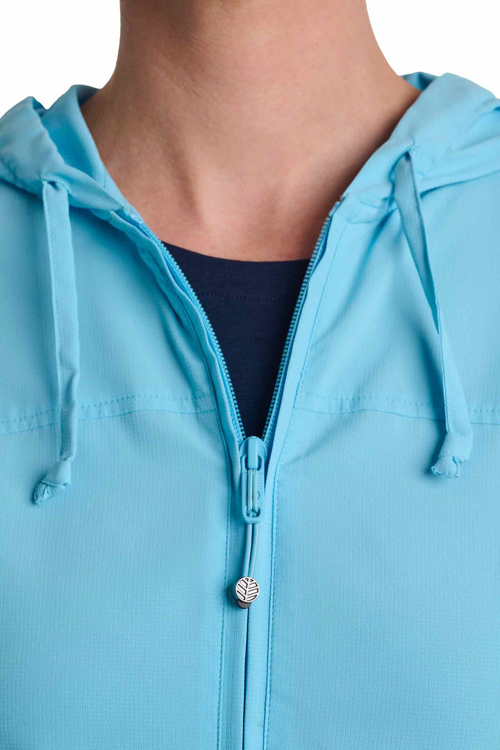 Women's Packable Jacket | Arctic Blue