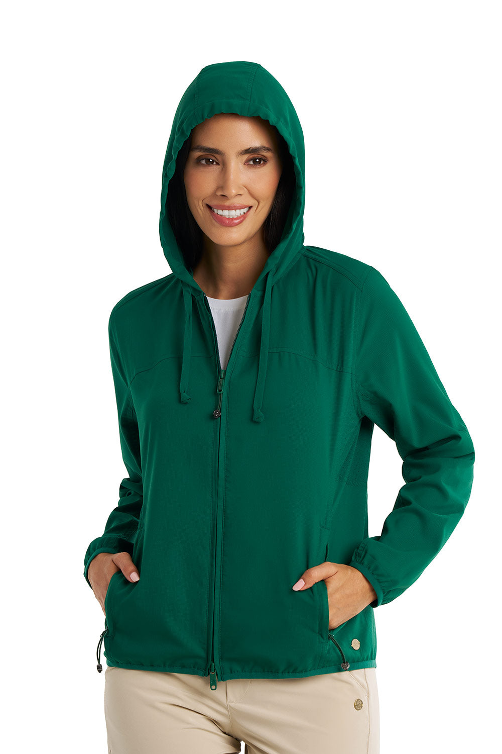 Women's Arcadian Packable Jacket | Black UPF 50+