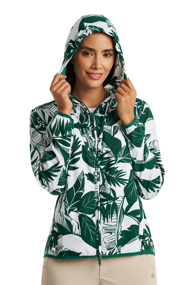 Women's Packable Jacket | Eden Palm Paradise