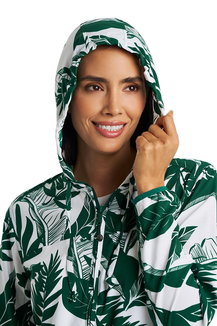 Women's Packable Jacket | Eden Palm Paradise