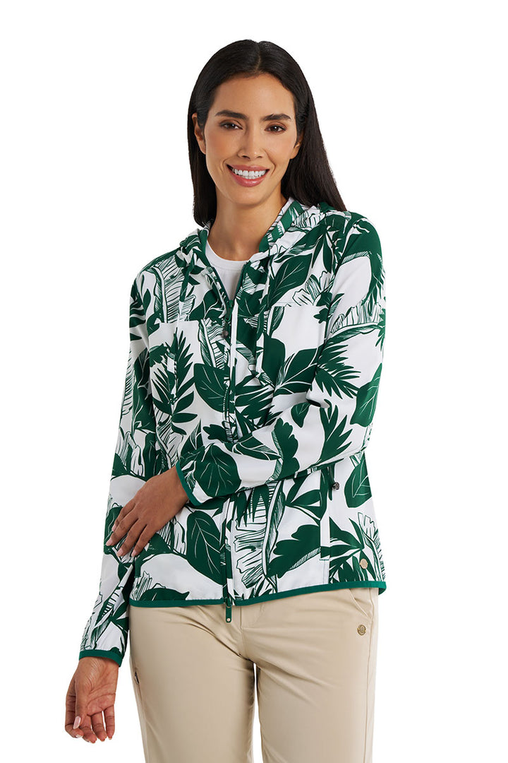 Women's Packable Jacket | Eden Palm Paradise