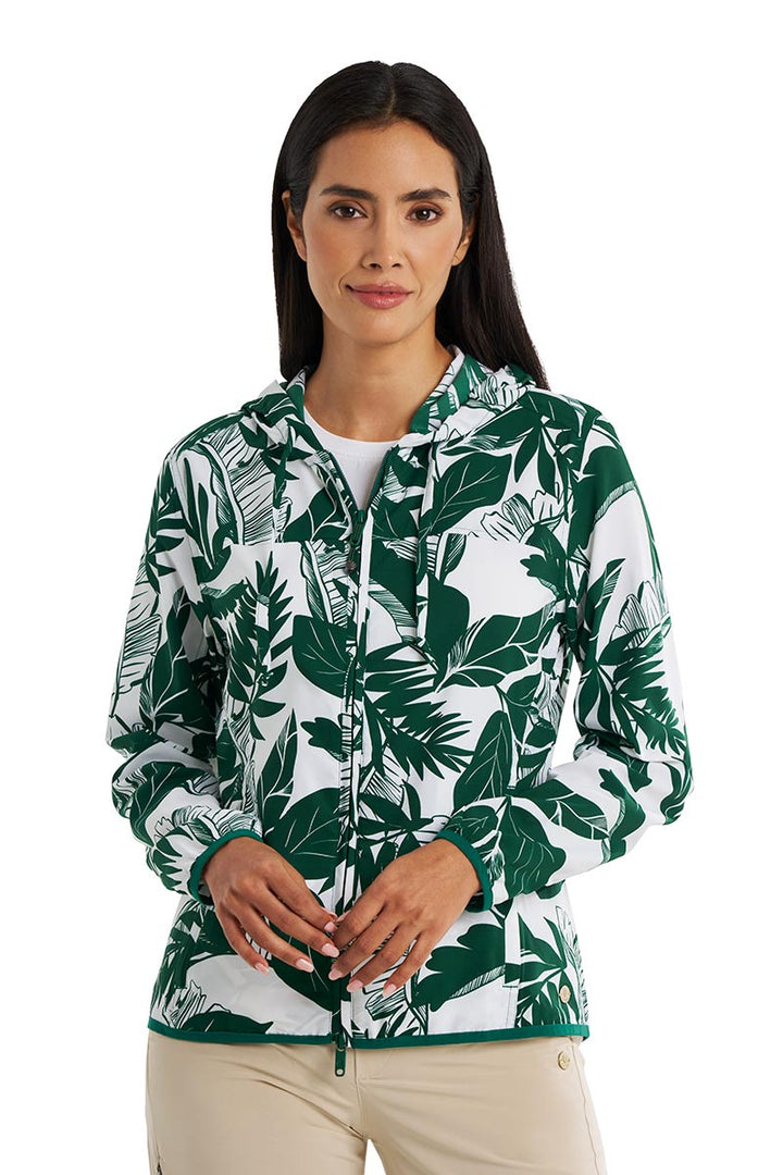Women's Packable Jacket | Eden Palm Paradise