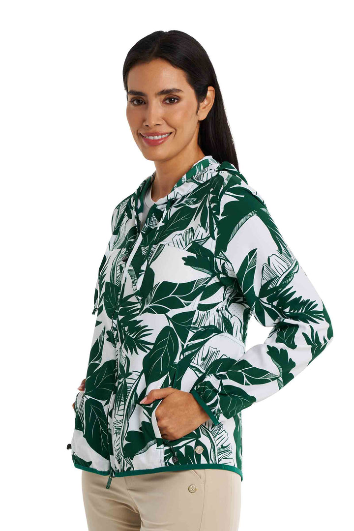 Women's Packable Jacket | Eden Palm Paradise