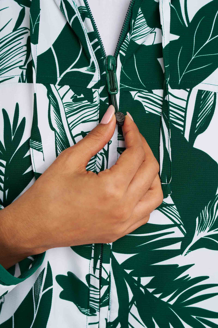 Women's Packable Jacket | Eden Palm Paradise