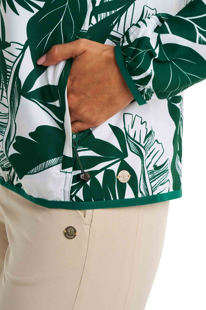 Women's Packable Jacket | Eden Palm Paradise