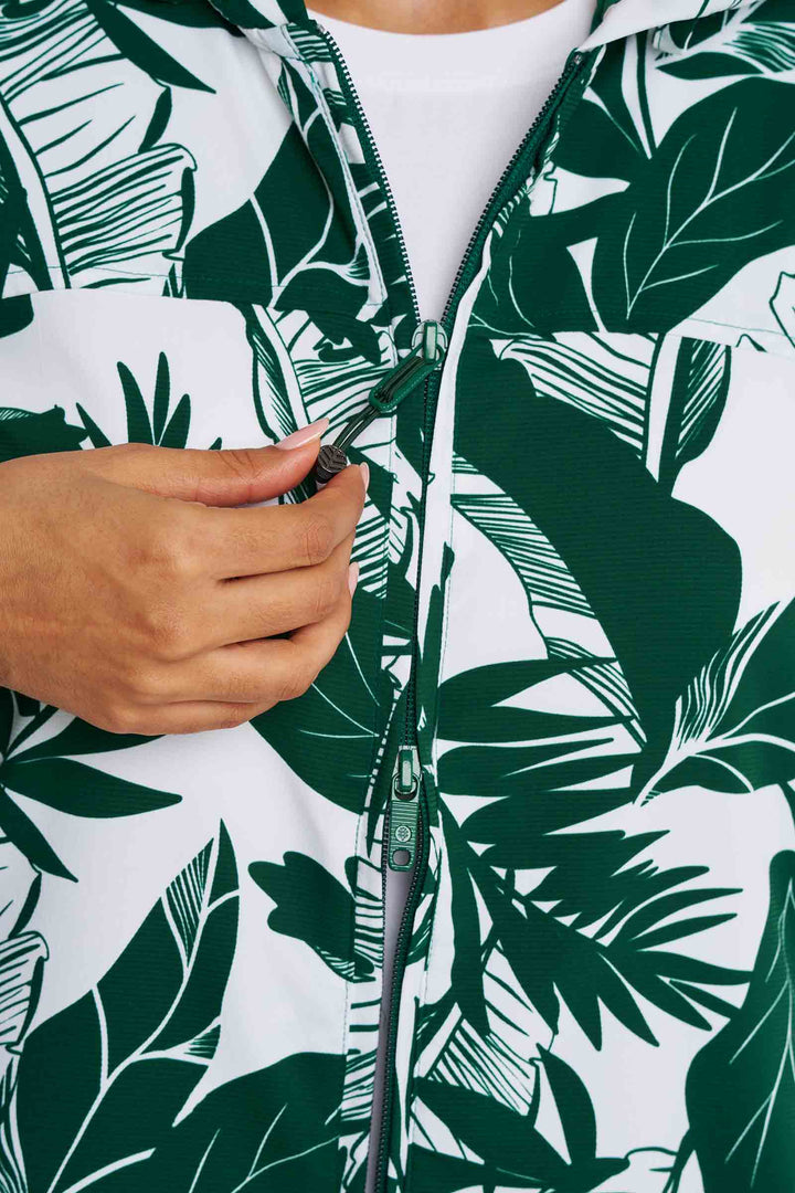 Women's Packable Jacket | Eden Palm Paradise