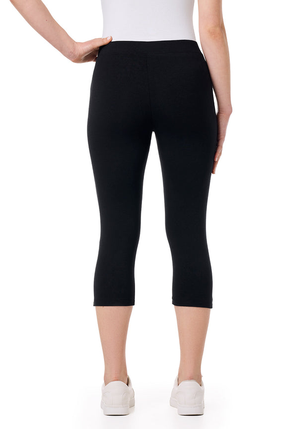 Women's Monterey Summer Capris | Black UPF 50+