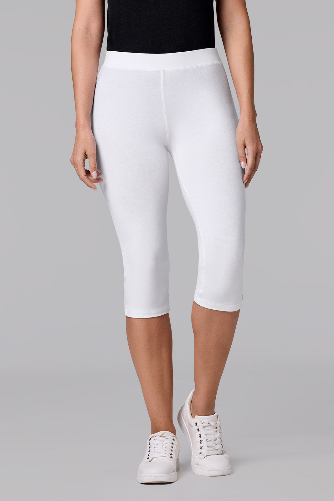 Yoga Pants White Capri Joggers Capris Loose Fit Stelle Women's