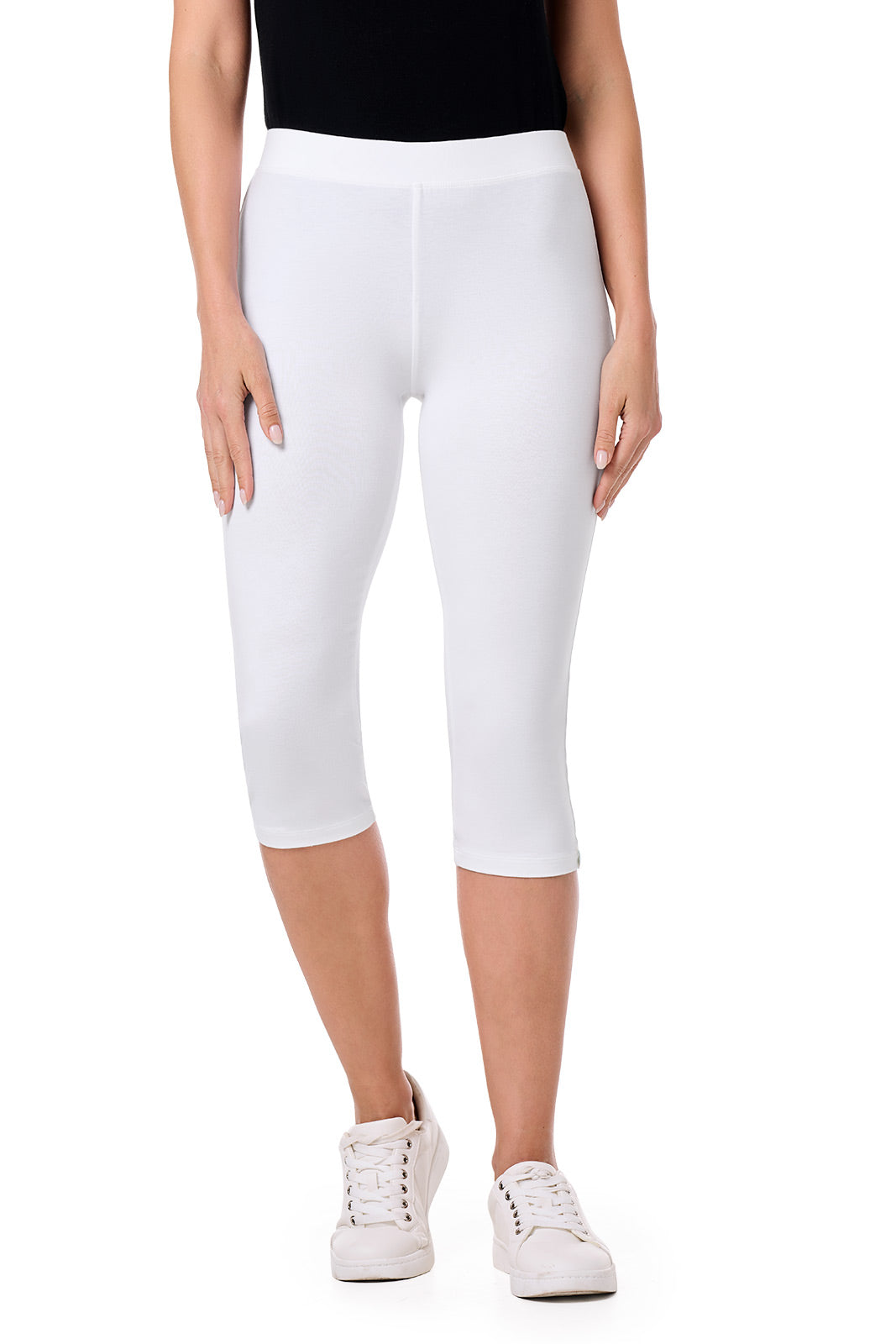 Back Capres Women's Monterey Summer Capris | Black UPF 50+