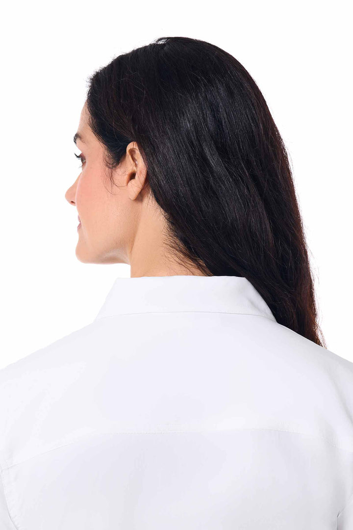 Women's Tunic Long Sleeve Shirt | White