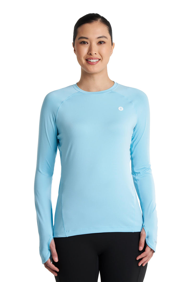 Women's Fitness Long Sleeve T-Shirt | Arctic Blue