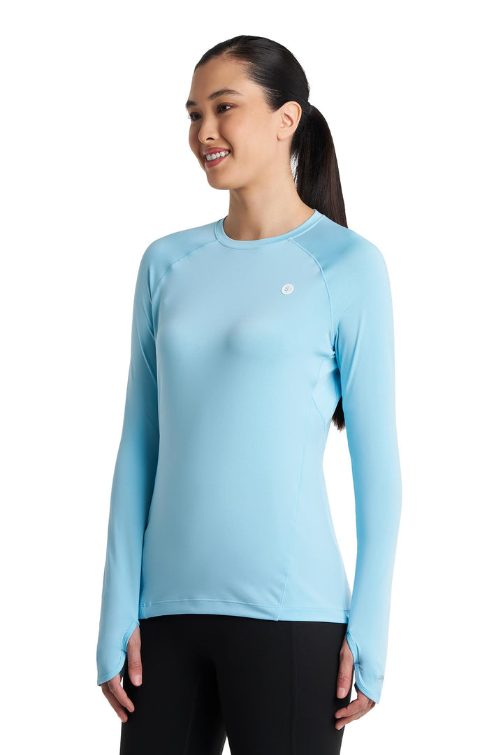 Women's Fitness Long Sleeve T-Shirt | Arctic Blue
