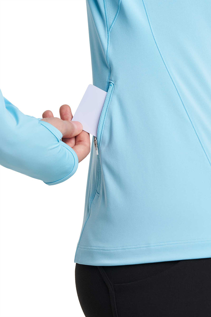 Women's Fitness Long Sleeve T-Shirt | Arctic Blue