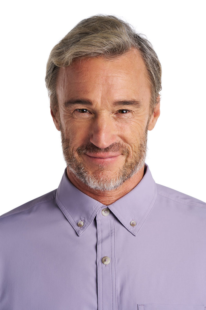 Men's Long Sleeve Shirt | Lavender Gray