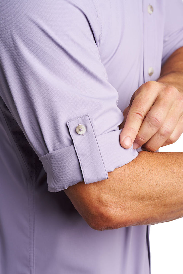 Men's Long Sleeve Shirt | Lavender Gray