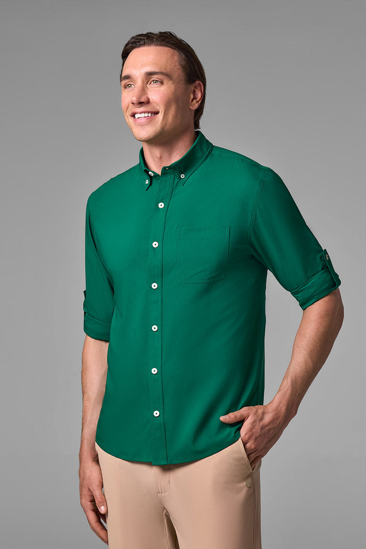 Men's Long Sleeve Shirt | Eden Green