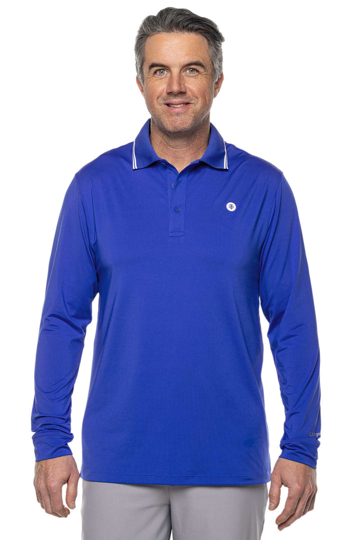 Men's Erodym Long Sleeve Golf Polo UPF 50+ Coolibar