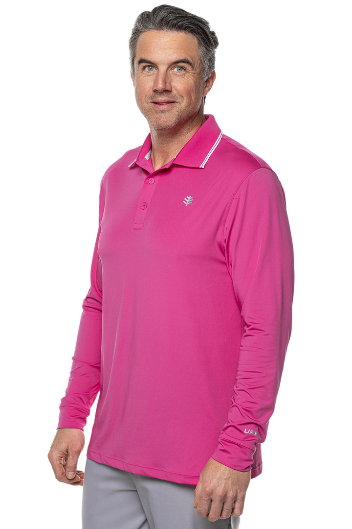 Men's Erodym Long Sleeve Golf Polo UPF 50+