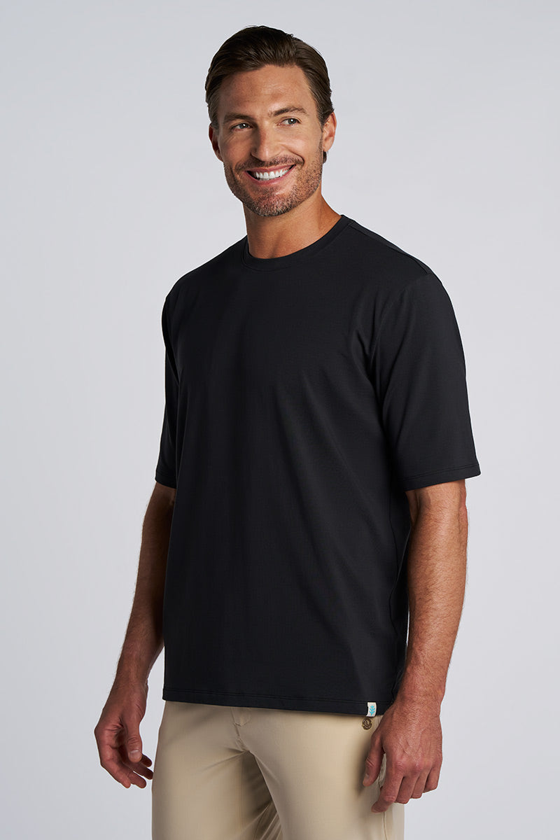 Men's Morada Everyday Short Sleeve T-Shirt | Navy UPF 50+