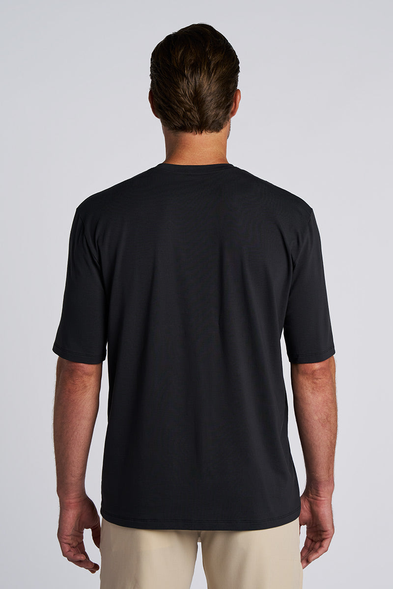 Men's Morada Everyday Short Sleeve T-Shirt | Navy UPF 50+