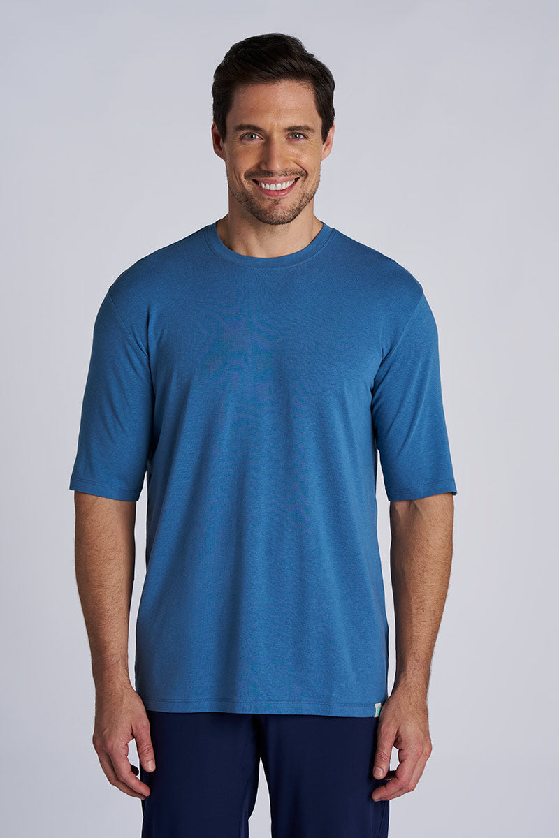Men's Morada Everyday Short Sleeve T-Shirt | Blue Dusk UPF 50+