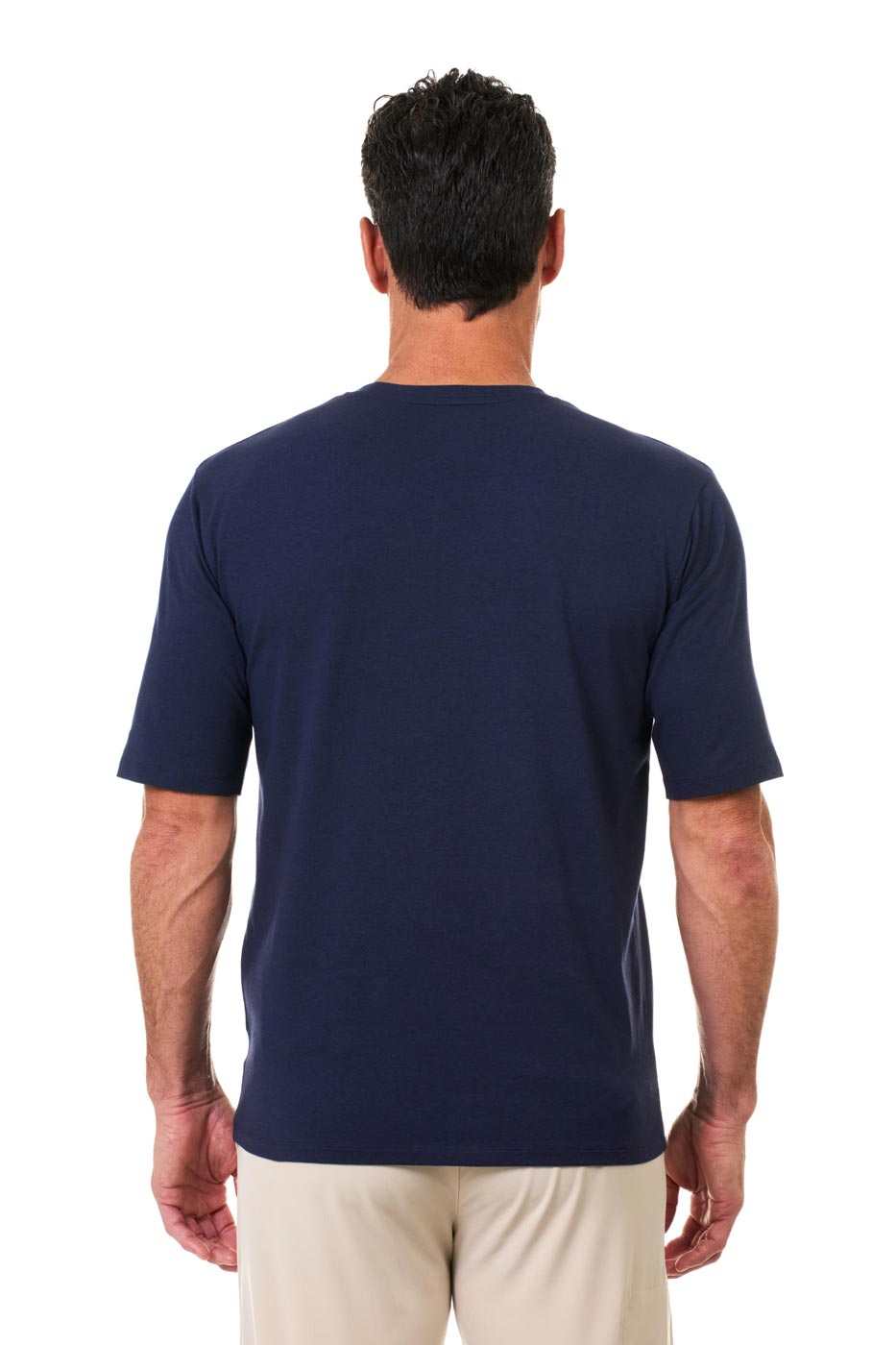 Men's Morada Everyday Short Sleeve T-Shirt | Navy UPF 50+