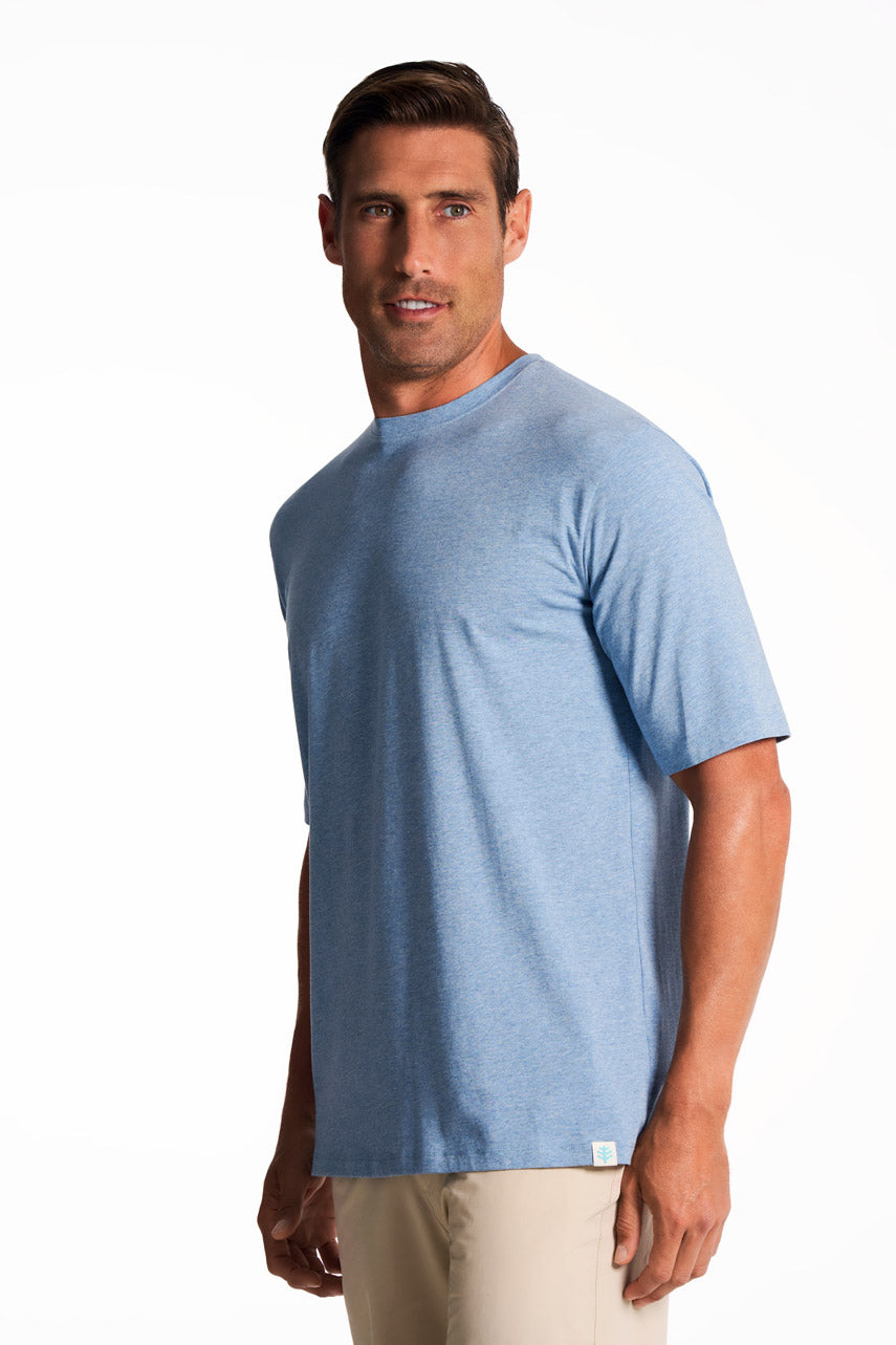 Men's Short Sleeve T-Shirt | Grey Heather UPF 50+
