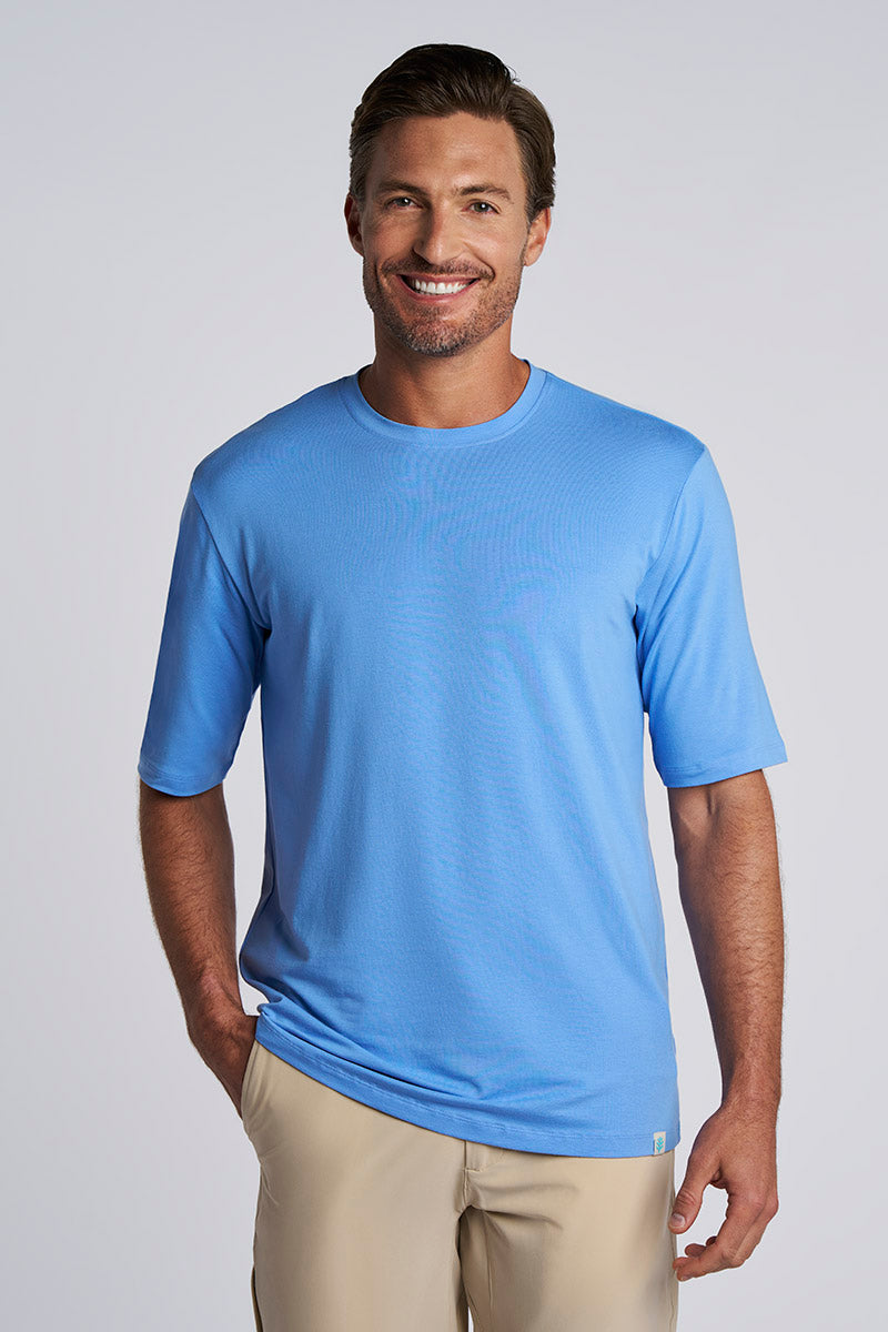 Men's Morada Everyday Short Sleeve T-Shirt | Periwinkle UPF 50+