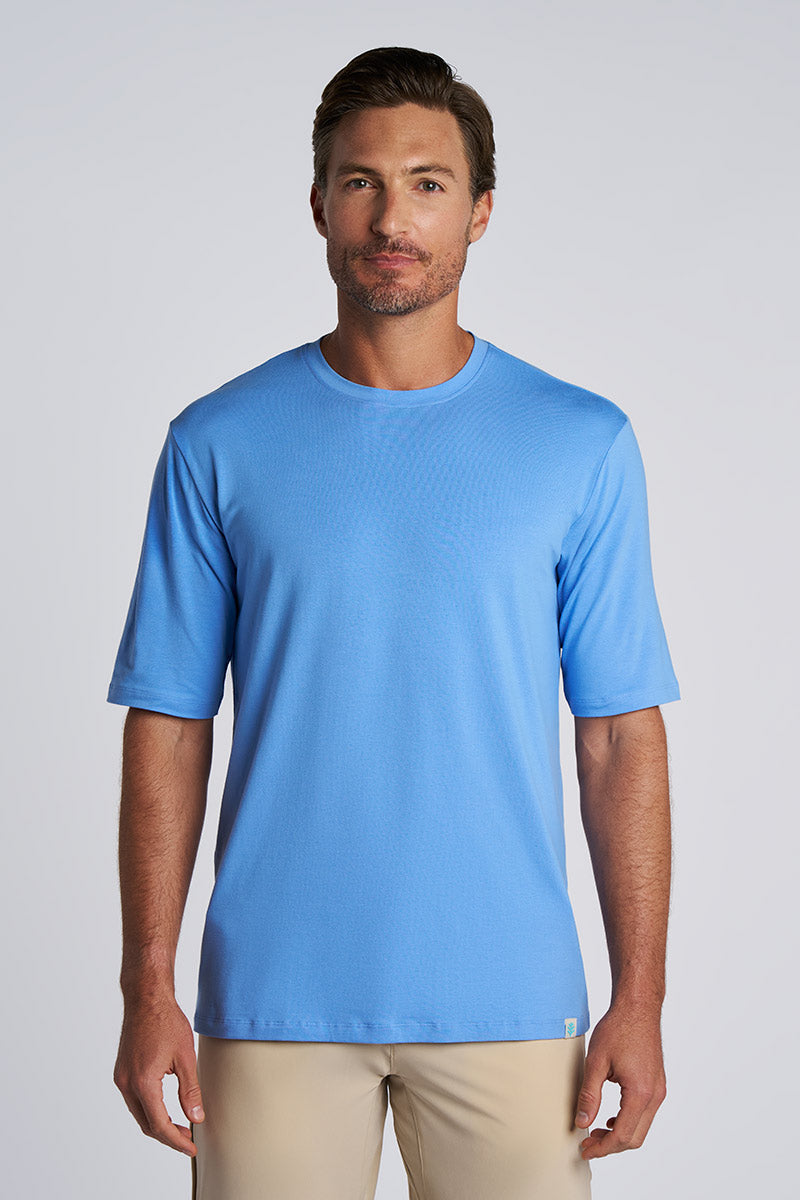 Men's Morada Everyday Short Sleeve T-Shirt | Blue Dusk UPF 50+