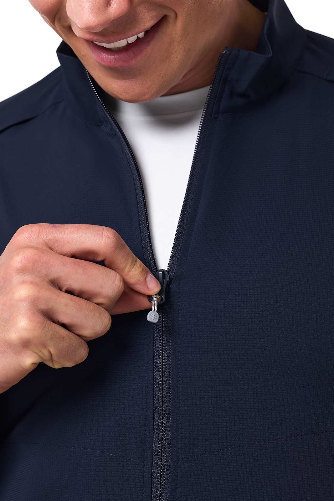 Men's Packable Jacket | Navy UPF 50+