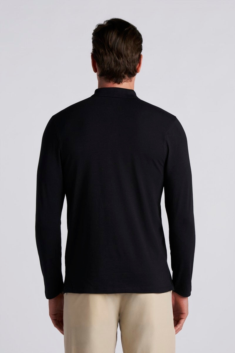 Men's Coppitt Long Sleeve Weekend Polo | Navy UPF 50+