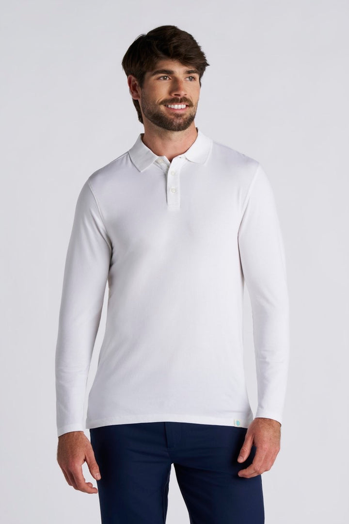 white long sleeve polo dress shirt Buy White Slim Fit Long Sleeve Pique Polo Shirt from Next USA