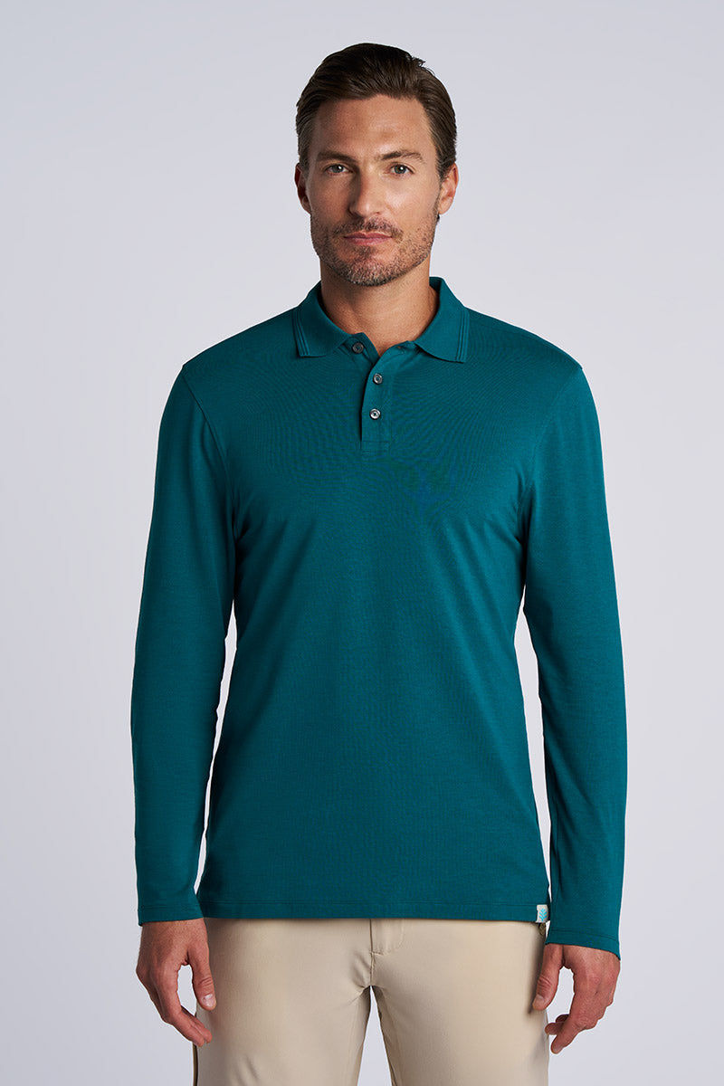 トップス C.E cavempt BLEACHD RIB LONG SLEEVE POLO BLEACHD RIB LONG SLEEVE POLO SHIRT (CES15CS16) | C.E / トップス