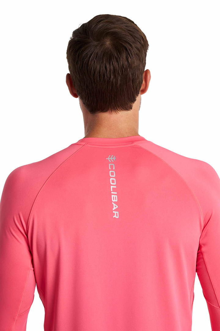 Men's Performance Long Sleeve Sun Shirt | Sunkist Coral