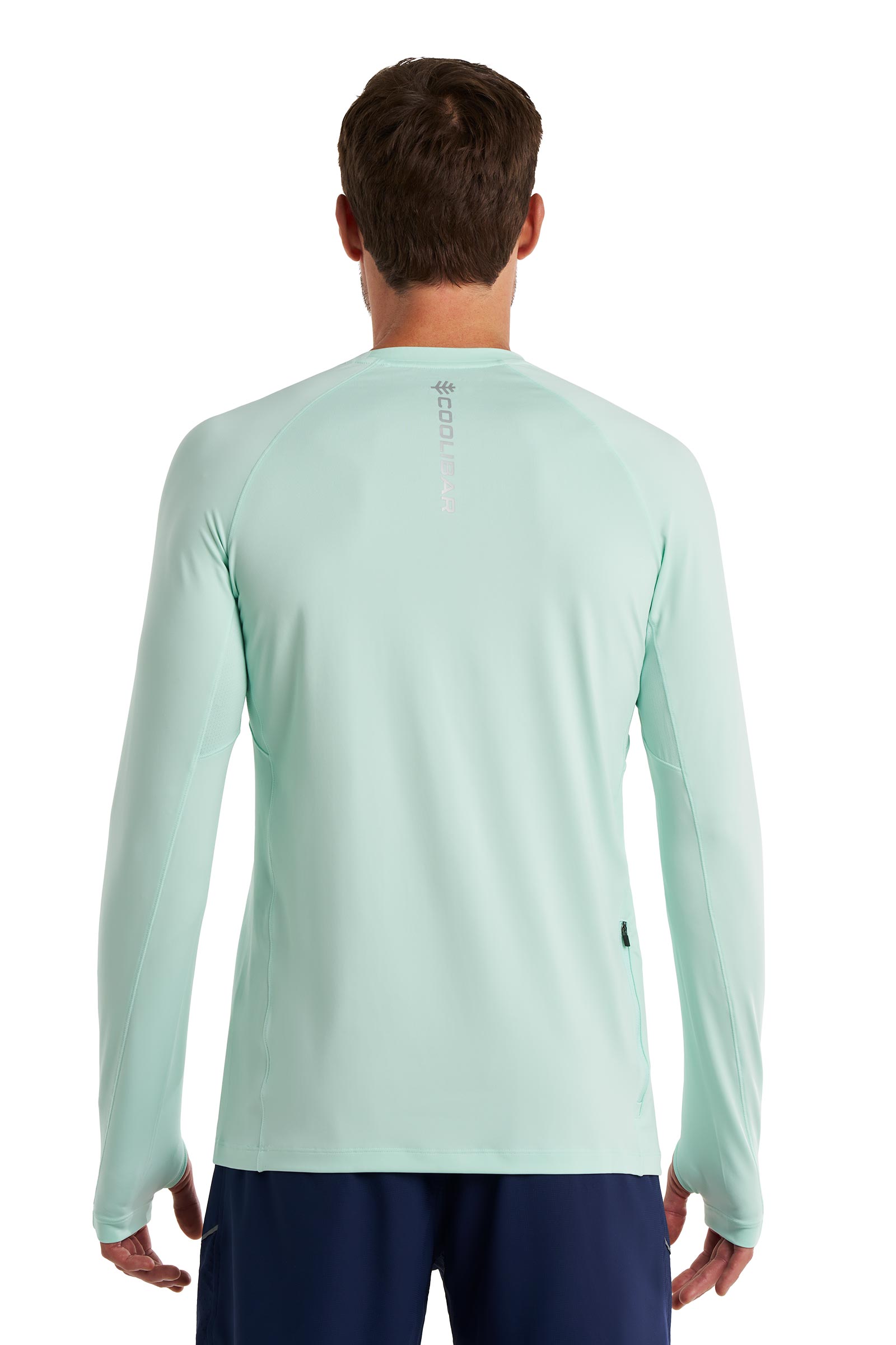 Men's Agility Long Sleeve Performance T-shirt | Navy UPF 50+