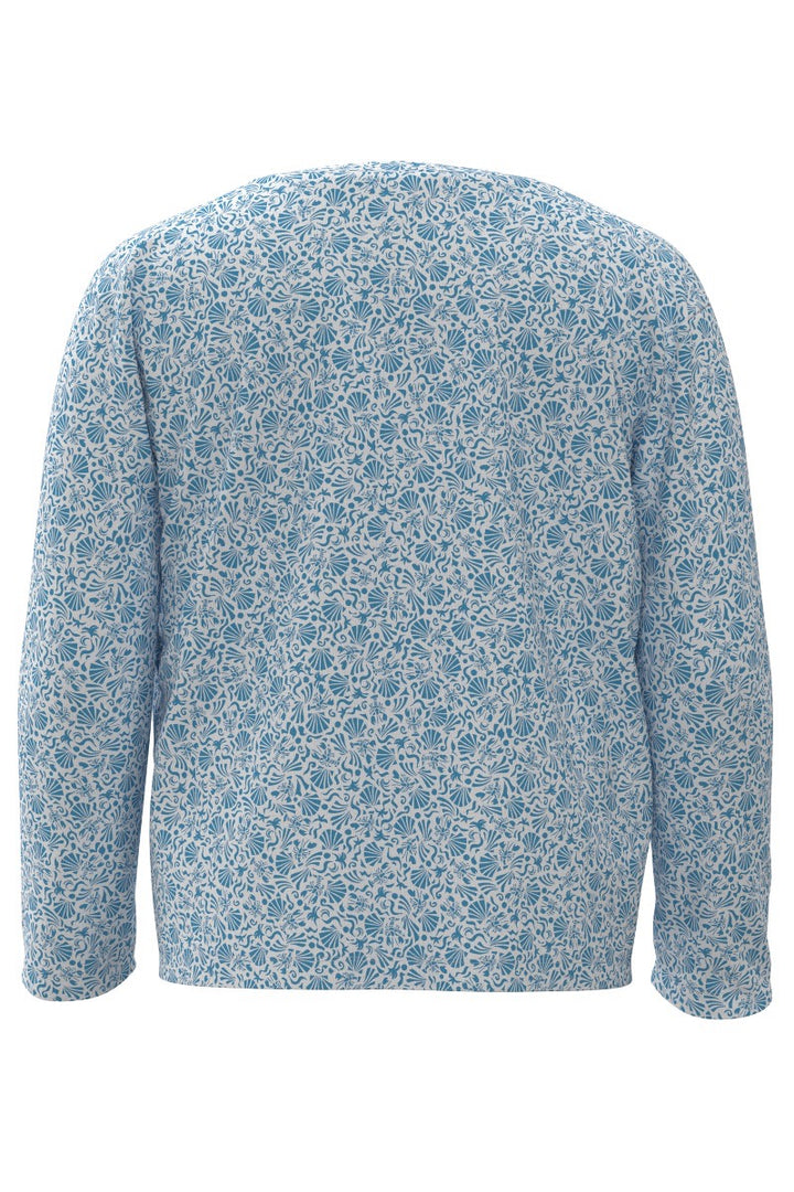 Toddlers' Long Sleeve T-Shirt | Malibu Blue Shell We