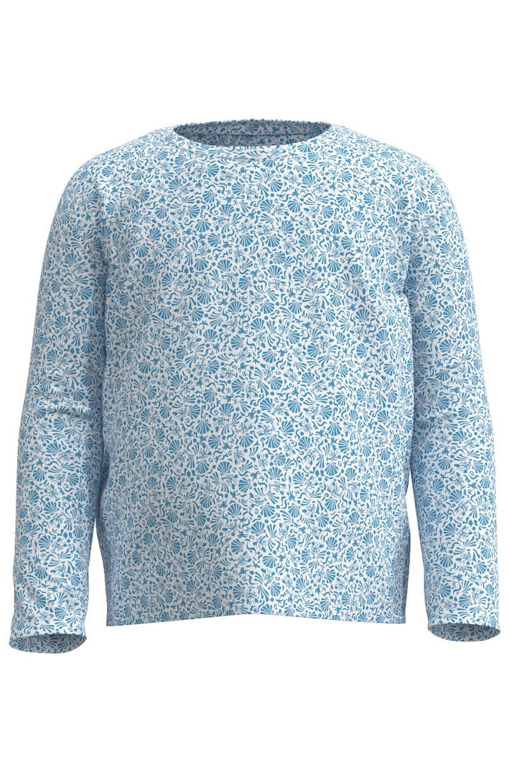Toddlers' Long Sleeve T-Shirt | Malibu Blue Shell We