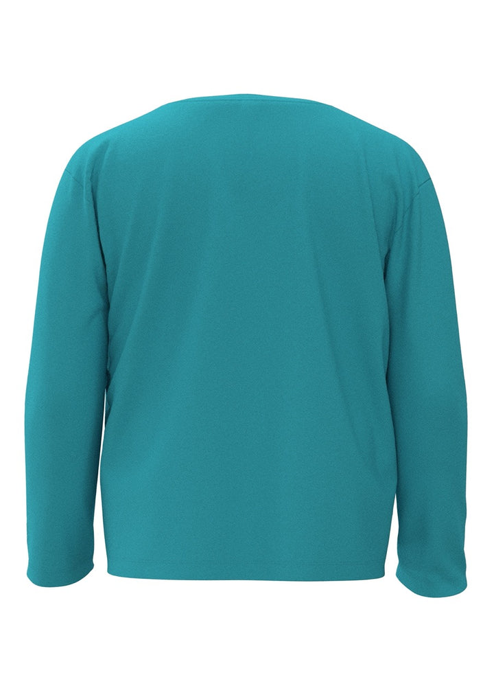 Unisex Graphic Long Sleeve T-Shirt | Blue Curacao Happy Pelican