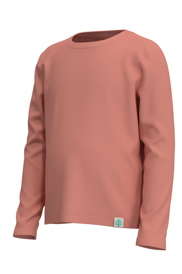 Kid's Coco Plum Everyday Long Sleeve T-Shirt | White UPF 50+