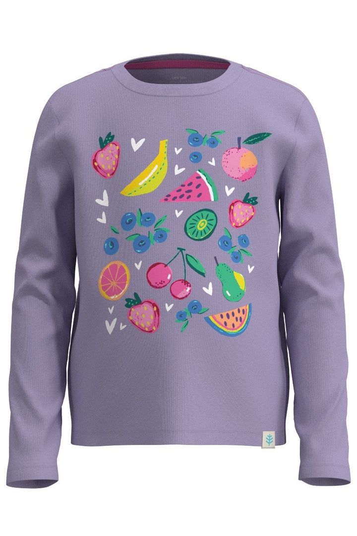 Kids' Graphic Long Sleeve T-Shirt | Lavendula Fruit Party