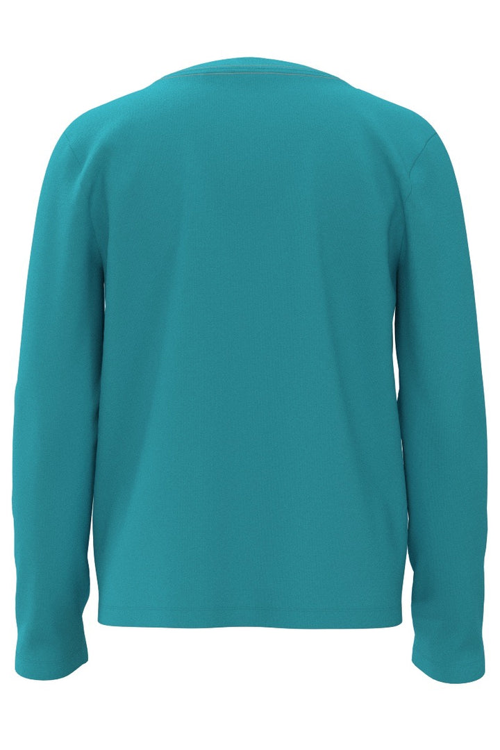 Kids' Graphic Long Sleeve T-Shirt | Blue Curacao Happy Pelican