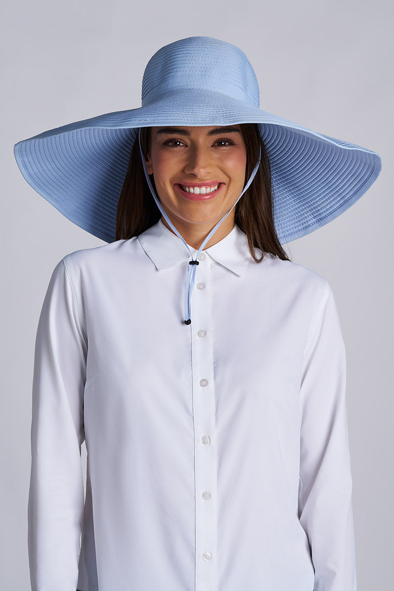 Sun Hat - Periwinkle Blossom
