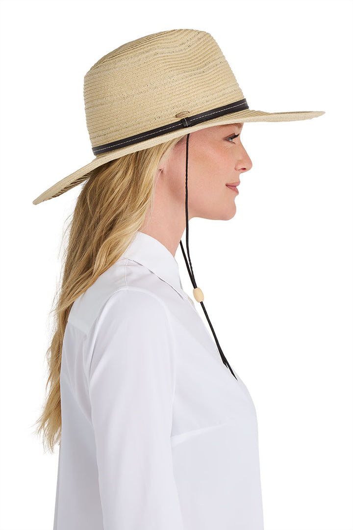 Women's Sun Hat with Chin Cord | Natural